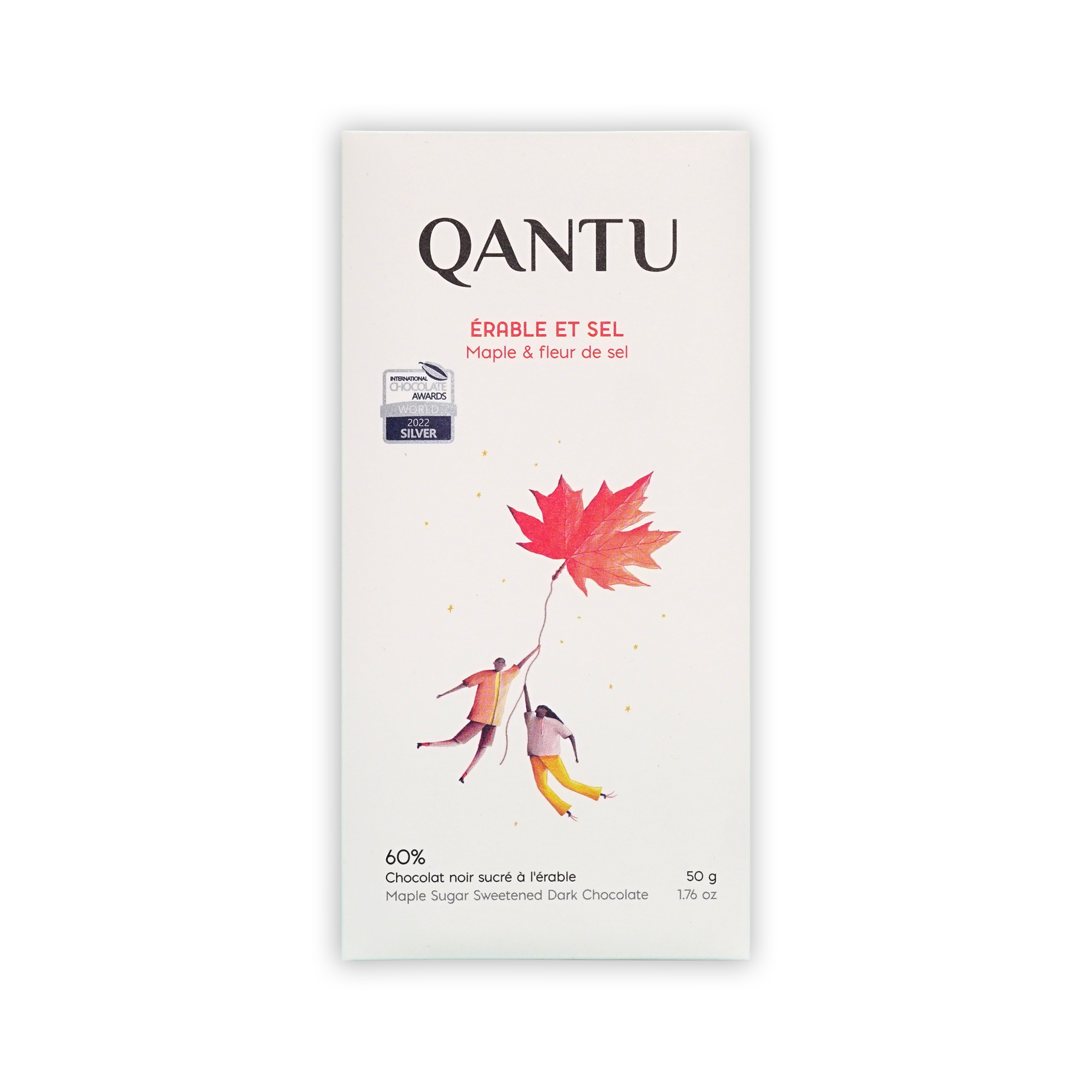 Qantu Chocolate Maras Maple & Fleur de Sel 60%