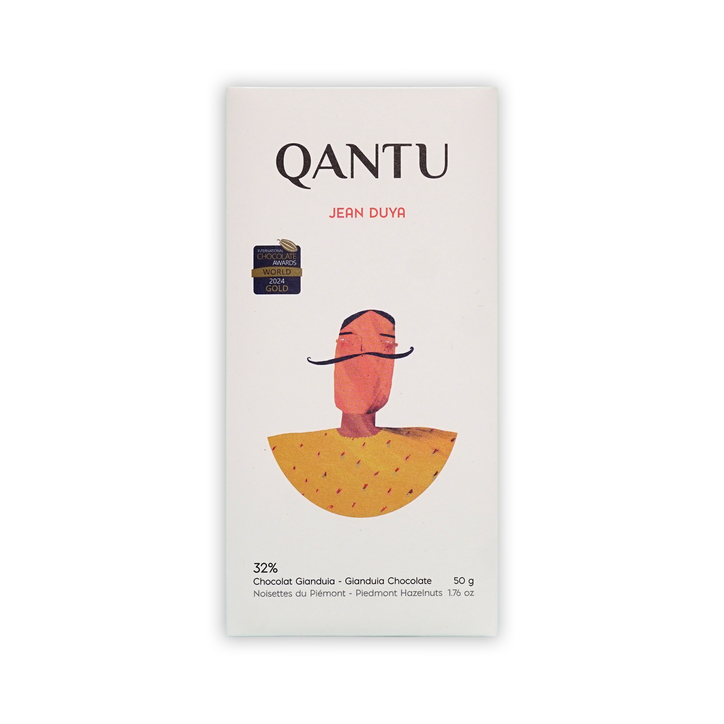 Qantu Chocolate Jean Duya w/ Piedmont Hazelnuts 32%