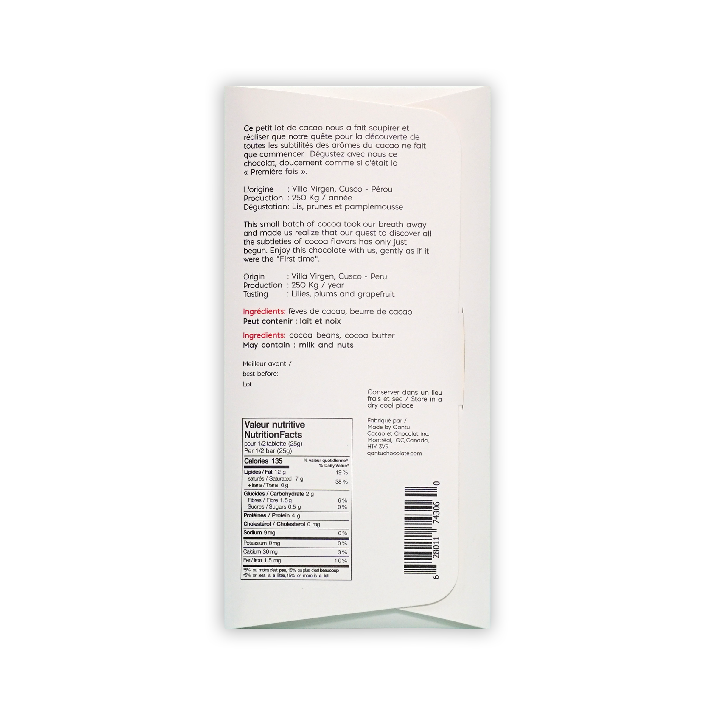 Qantu Premiere Fois 100% (Limited Edition)
