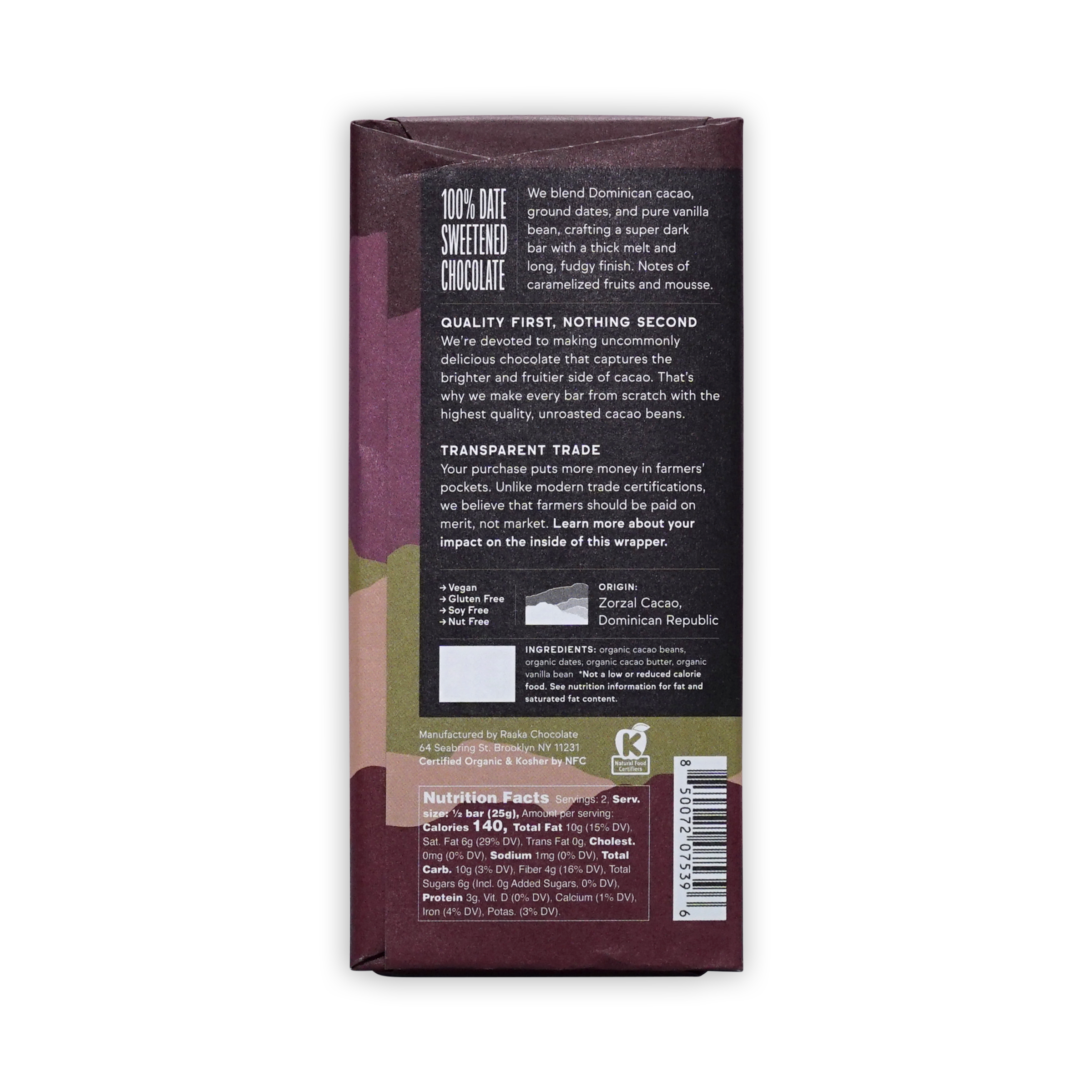 Raaka Pure Cacao & Dates & Vanilla