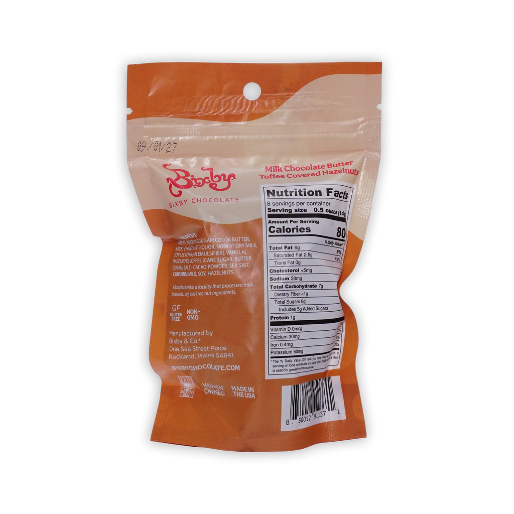 Bixby Milk Chocolate Covered Hazelnuts