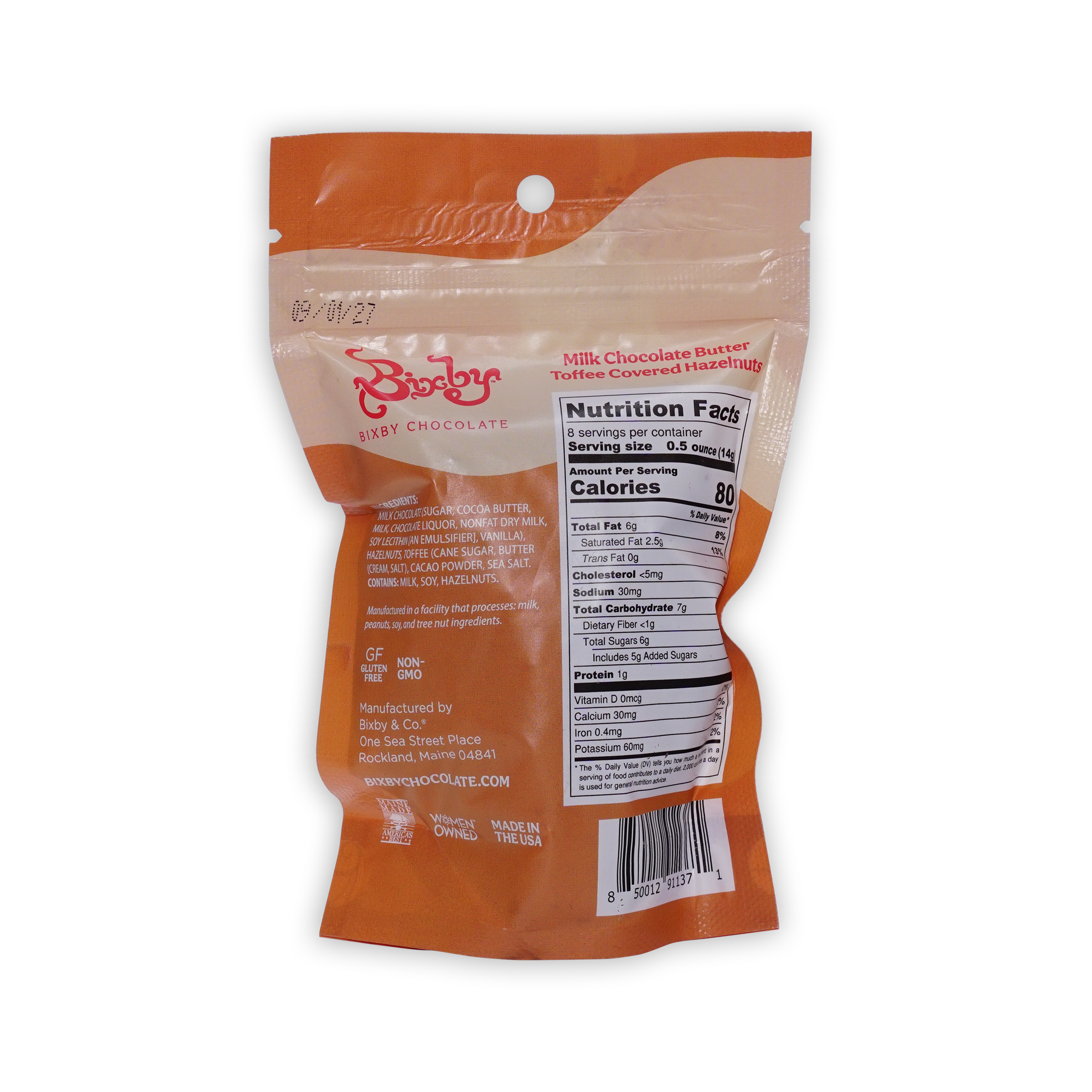 Bixby Milk Chocolate Covered Hazelnuts