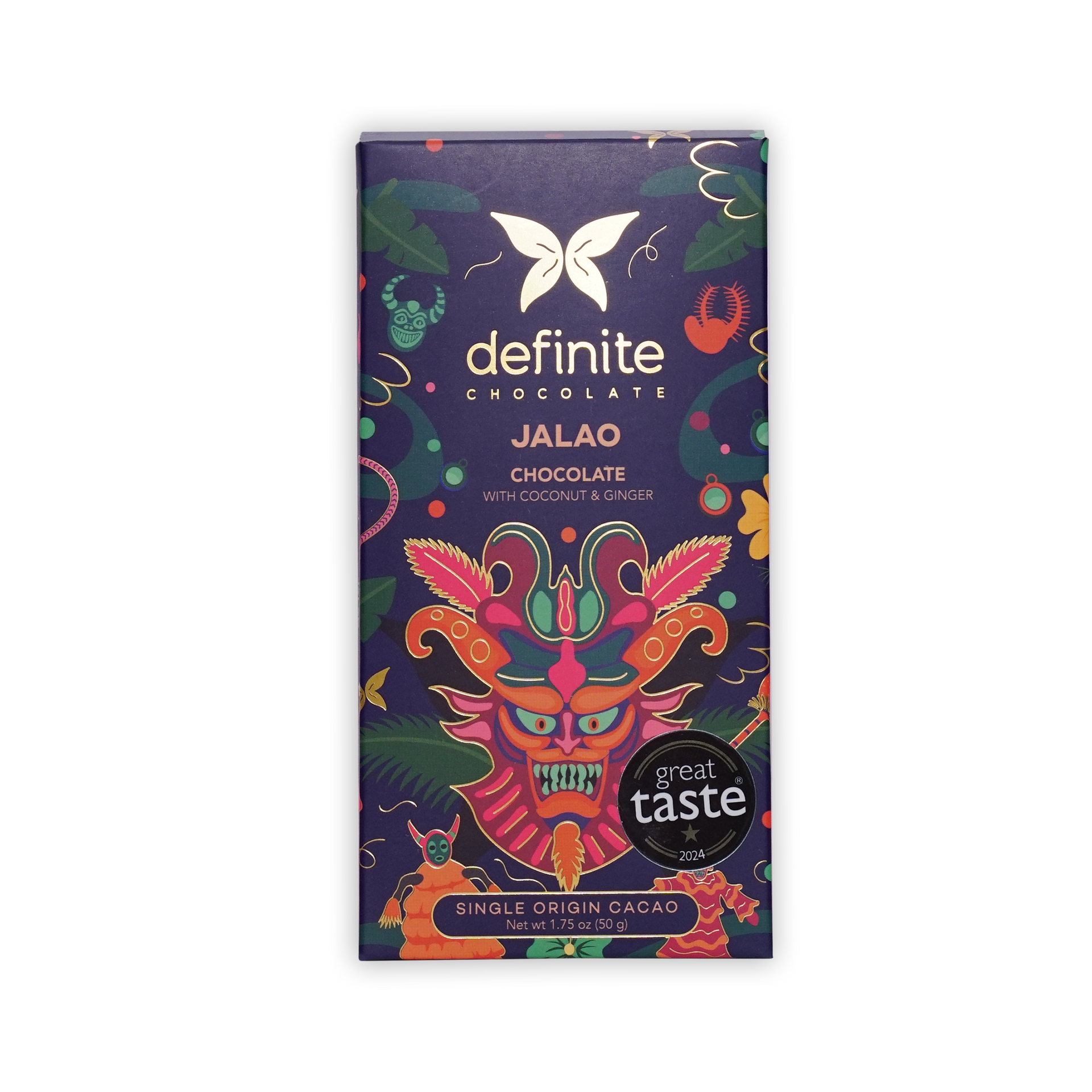 Definite Chocolate Dark w/ Coconut & Ginger (Jalao)