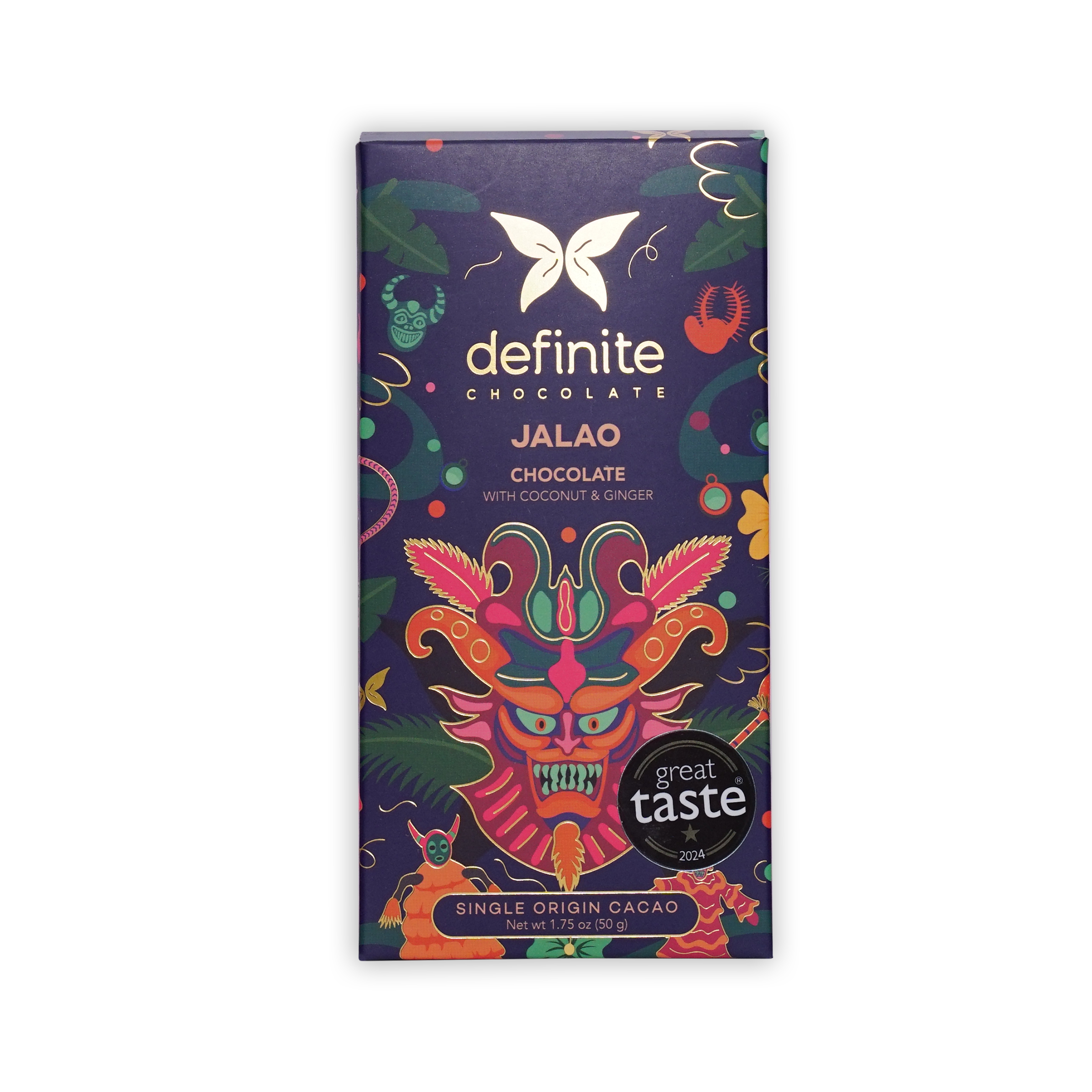 Definite Chocolate Dark w/ Coconut & Ginger (Jalao)