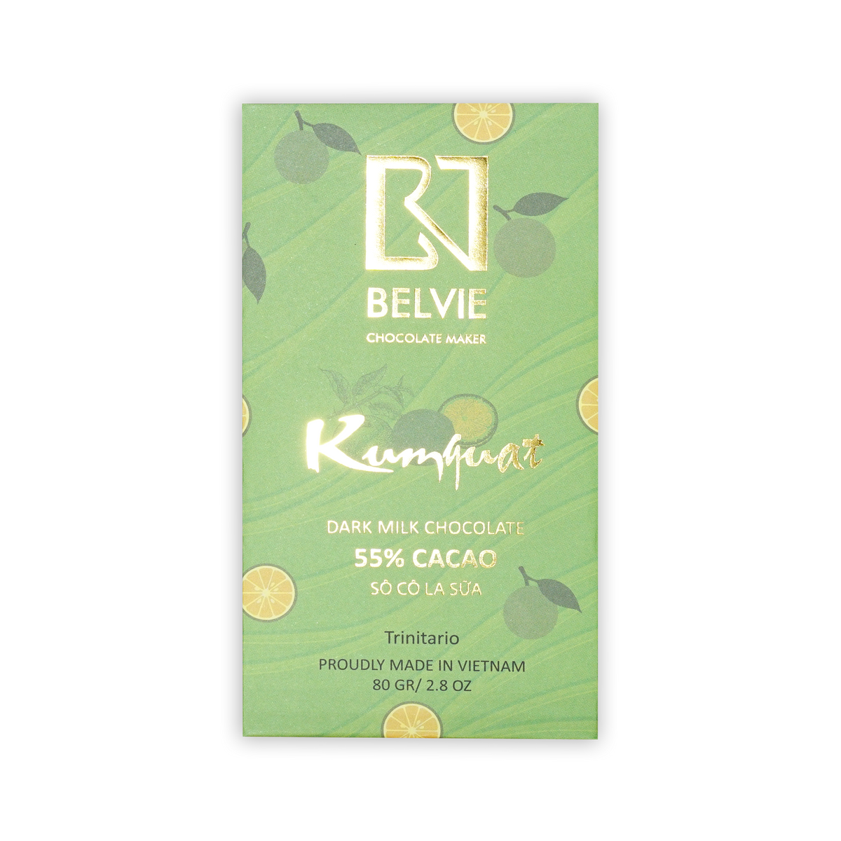 Belvie Dark Milk w/ Kumquat 55%