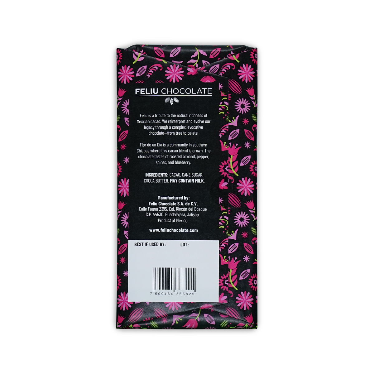 Feliu Dark Flor de un dia 70%