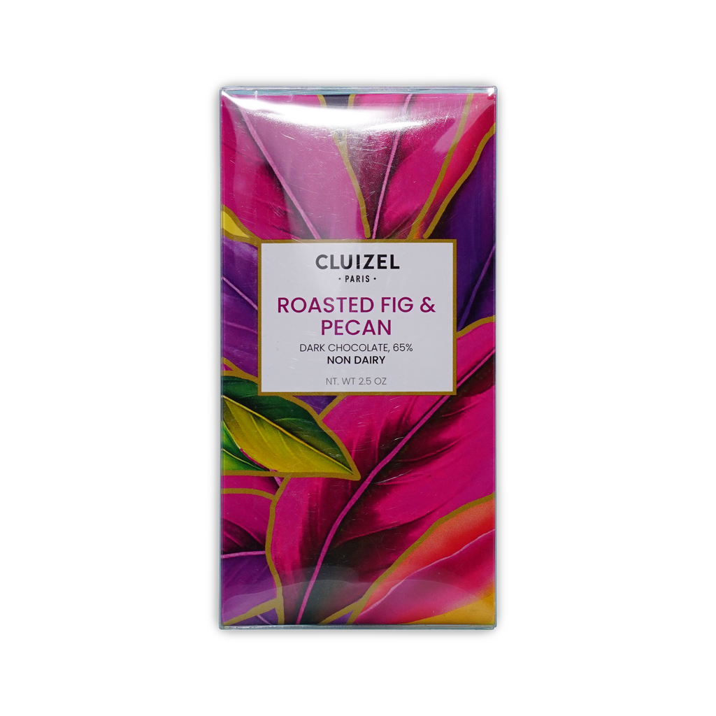 Michel Cluizel Dark Chocolate w/ Pecan & Figs 65%