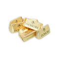 Gold-wrapped Domori Classic Giandujotti Bag with shiny foil and black star logo