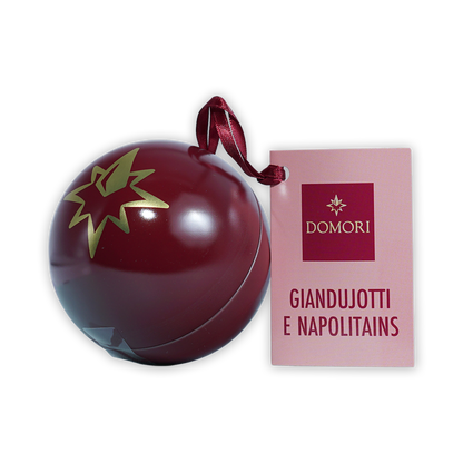 Domori Christmas Red Ornament w/ Chocolates (Seasonal)