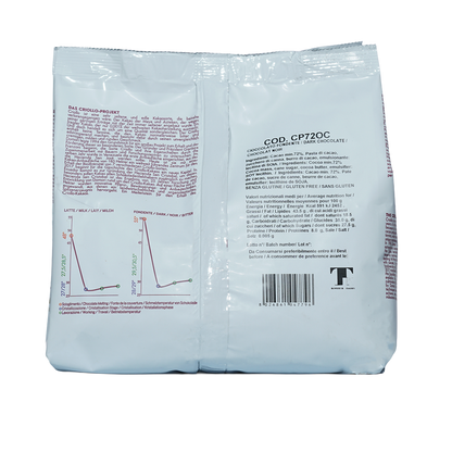 Domori Bulk Dark Ocumare Chocolate Drops 72% 1kg