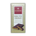 Domori Dubai Milk Chocolate Bar with pistachio kataifi filling
