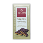 Domori Dubai Milk Chocolate Bar with pistachio kataifi filling