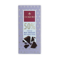 Domori Milk Chocolate 50% bar with criollo cocoa in lavender gold wrapper