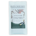 Eigen Dark Chocolate Tanzania 70% bar in light blue foil wrapper