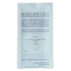 Eigen Dark Chocolate w/ Lavender 62% in sleek white foil wrapper