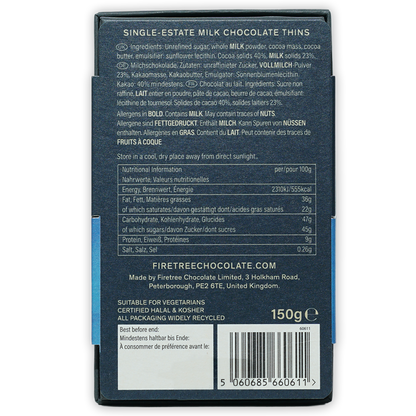 Firetree Thins Milk Solomon Islands 40%