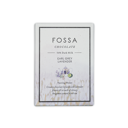 Fossa Earl Grey Lavender Dark Milk Chocolate 54%