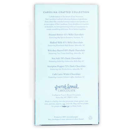 French Broad Chocolate Carolina Crafted 6 Bar Gift Set