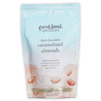 French Broad Dark Chocolate Covered Caramelized Almonds