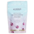 French Broad dark chocolate Montmorency cherries in blue pouch