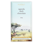 French Broad Dark Chocolate Uganda 70% bar in savanna foil wrapper