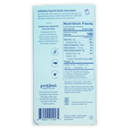 French Broad Dark Chocolate Whiskey Barrel 69% light blue wrapper back