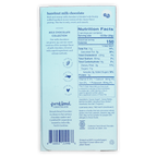 French Broad hazelnut milk chocolate 45% light blue package