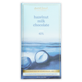French Broad hazelnut milk chocolate bar 45% cocoa light blue gold trim