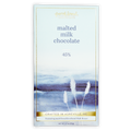 French Broad Malted Milk Chocolate 45% bar in blue wrapper