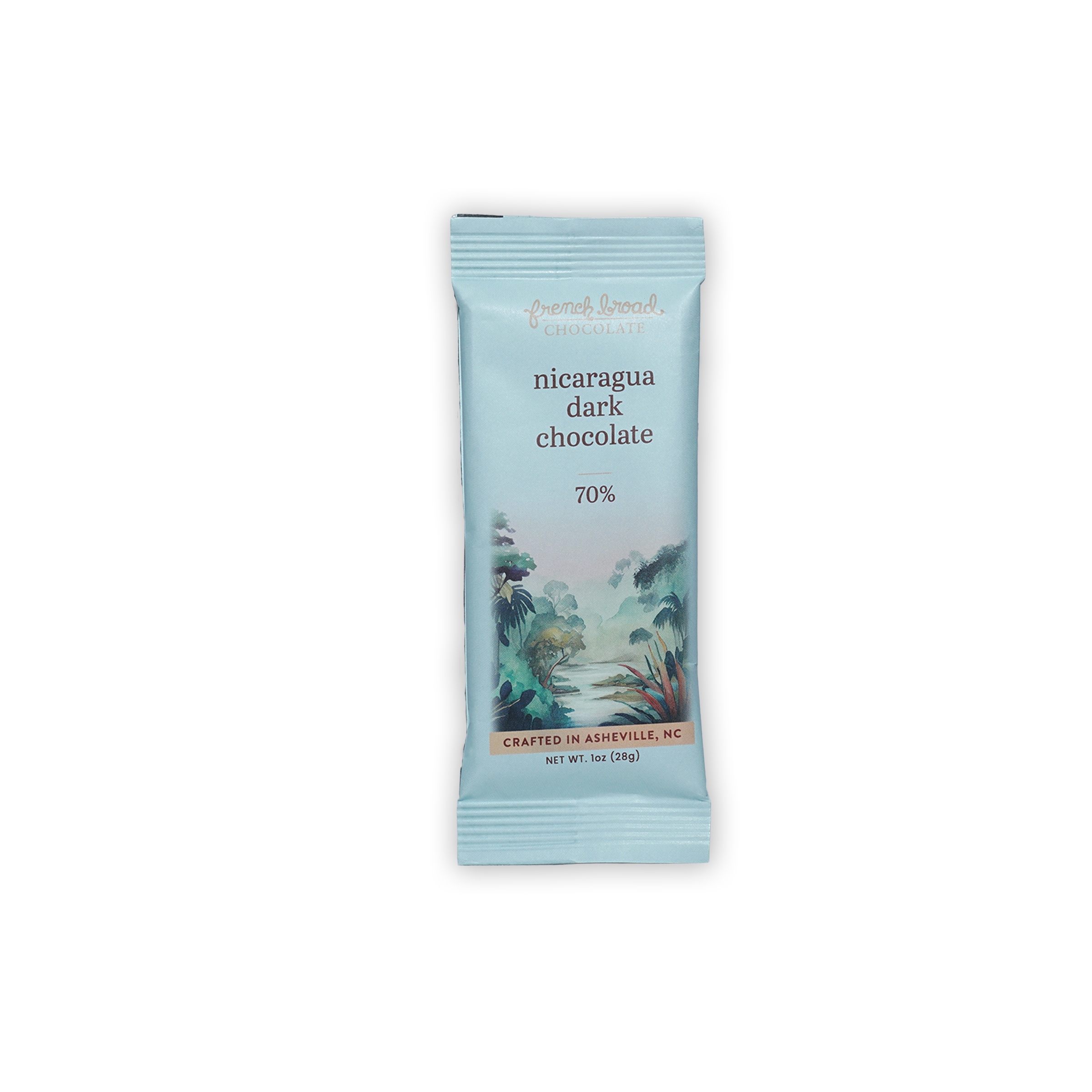 French Broad Mini Bars Nicaragua 70% dark chocolate bar
