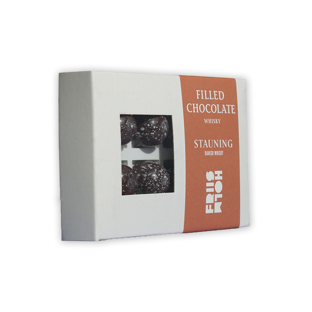 Friis Holm Filled Chocolate Stauning Whisky Pralines Box (8 pcs)