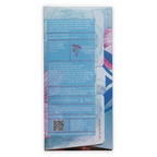 Fruition Dark Puerto Rico Jeanmarie 70% light blue floral chocolate wrapper