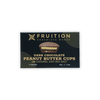 Fruition Chocolate dark peanut butter cups with caramel and sea salt in black box