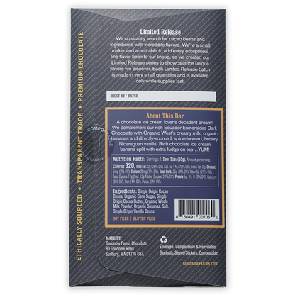 Goodnow Farms Banana Split 59% (Limited Release)