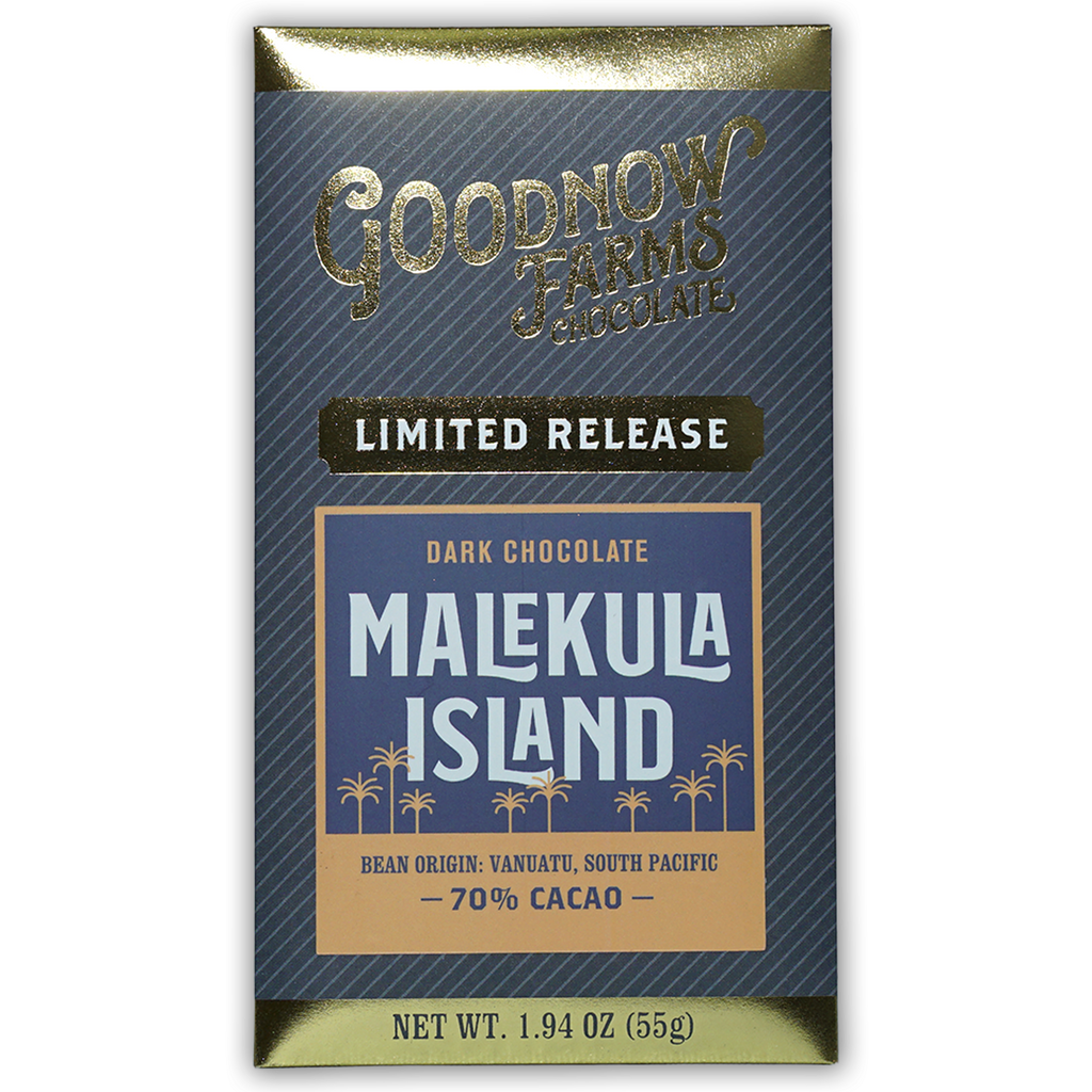 Goodnow Farms Malekula Island 70% cacao dark chocolate bar