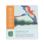 Guido Gobino Guatemala 70% dark chocolate bar with parrot design