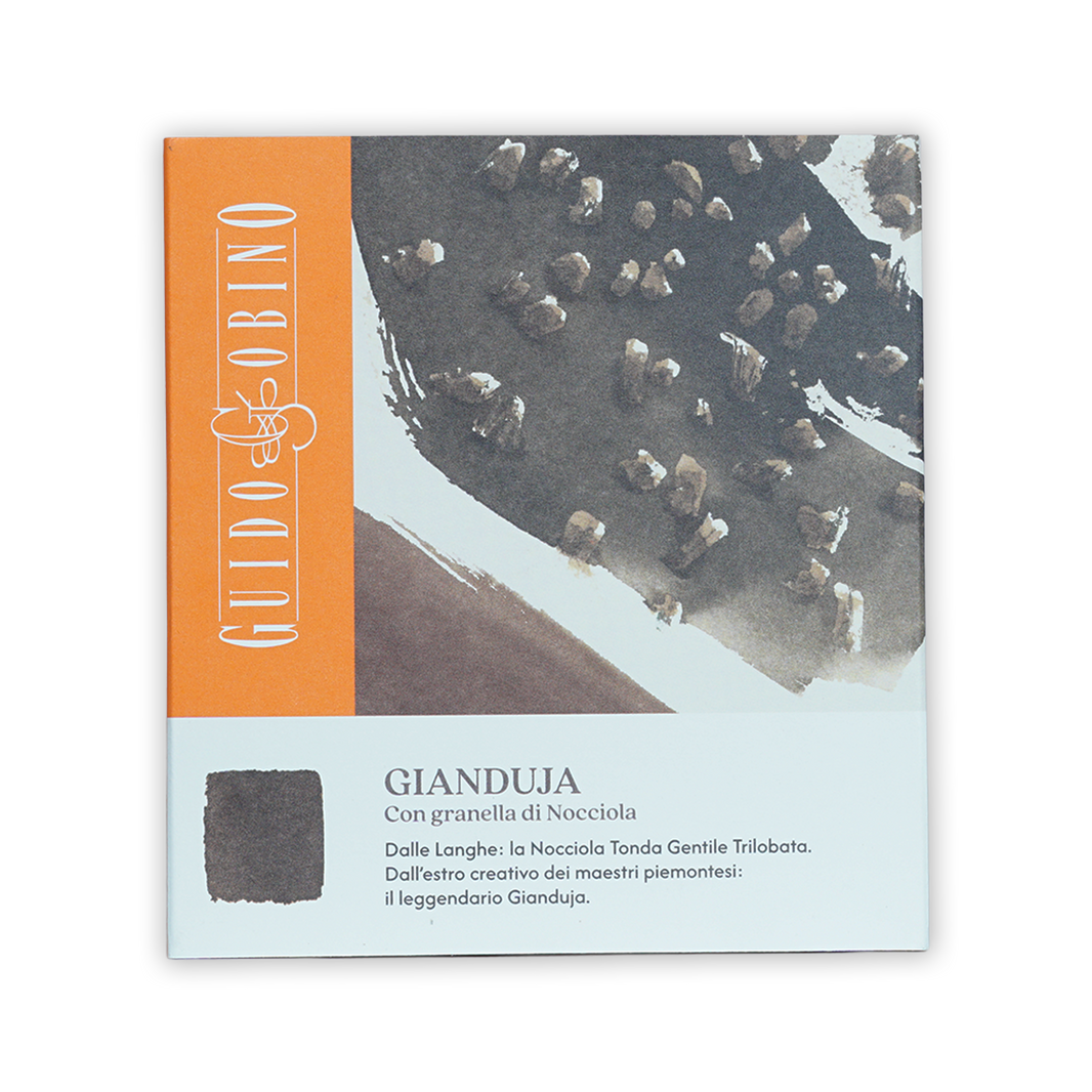 Guido Gobino Gianduja w/ Hazelnuts Chocolate Bar 34%