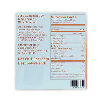 Guido Gobino Dark Chocolate Guatemala 70%