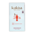 Kakoa Dark Chocolate Criollo Cacahoatan 75% white package with red bird illustration