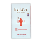Kakoa Dark Chocolate Criollo Cacahoatan 75% white package with red bird illustration