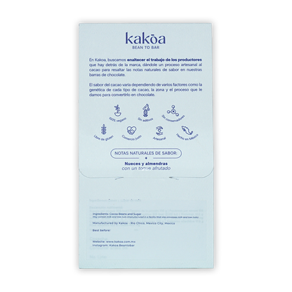 Kakoa Dark Chocolate Criollo Pichucalco 82%