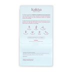 Kakoa Dark Chocolate Pichucalco 76% white vegan packaging with icons