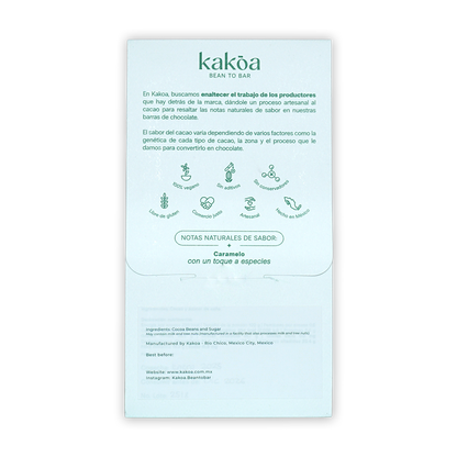 Kakoa Dark Chocolate Tuzantan Chiapas 70%