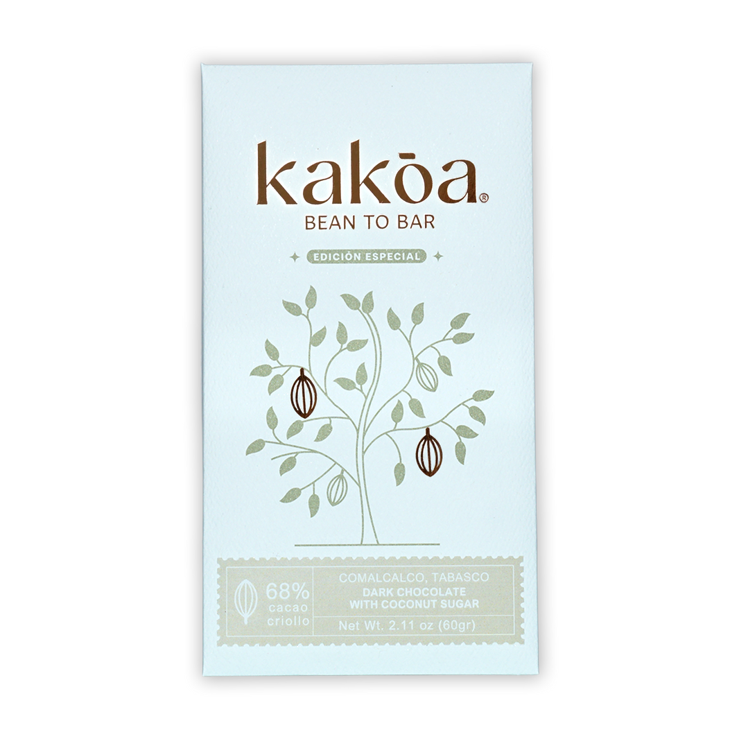 Kakoa Dark Chocolate w/ Coconut Sugar 68%