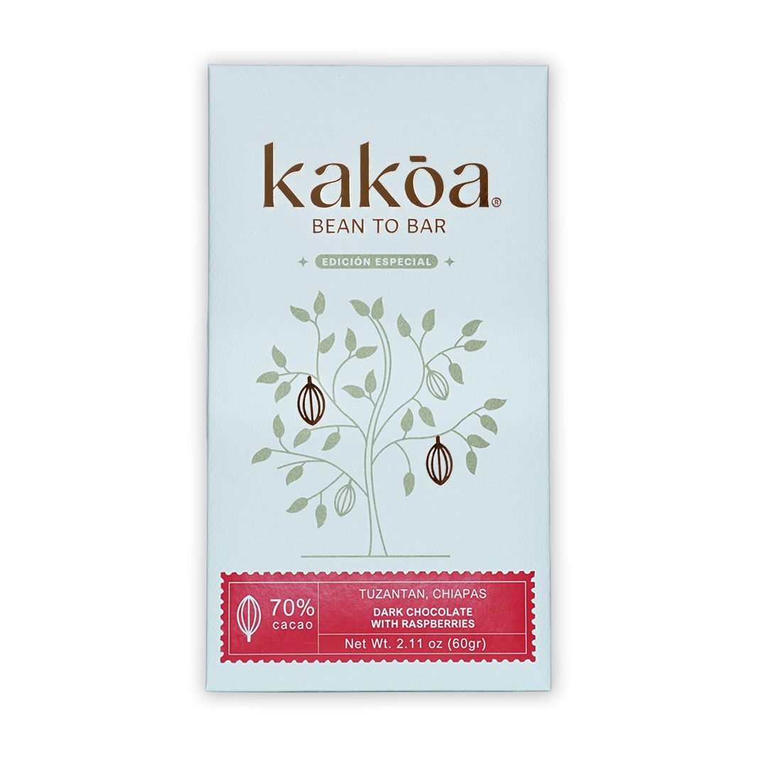 Kakoa Dark Chocolate w/ Raspberry 70%