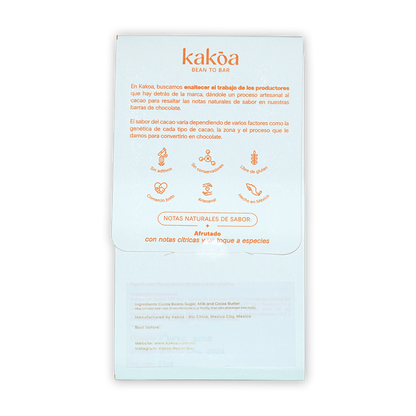 Kakoa Milk Chocolate Arroyo Alcocer 60%