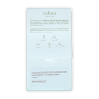Kakoa Milk Chocolate w/ Mint Caramel 60% light blue wrapper back with Spanish text