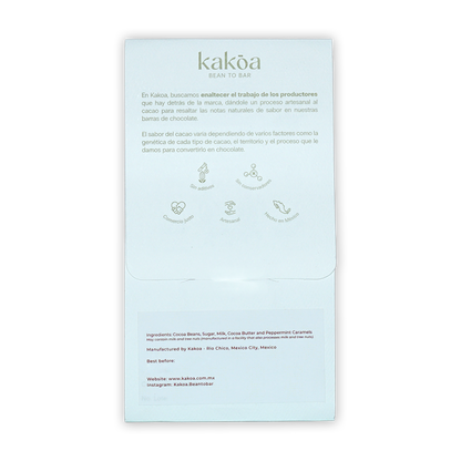 Kakoa Milk Chocolate w/ Mint Caramel 60%