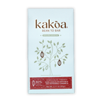 Kakoa 60% milk chocolate with mint caramel, bean-to-bar, minimalist cocoa tree design