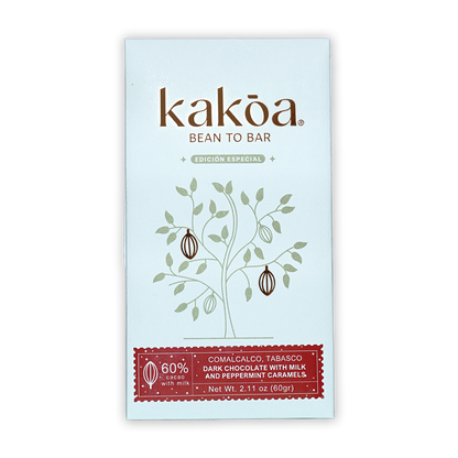 Kakoa Milk Chocolate w/ Mint Caramel 60%